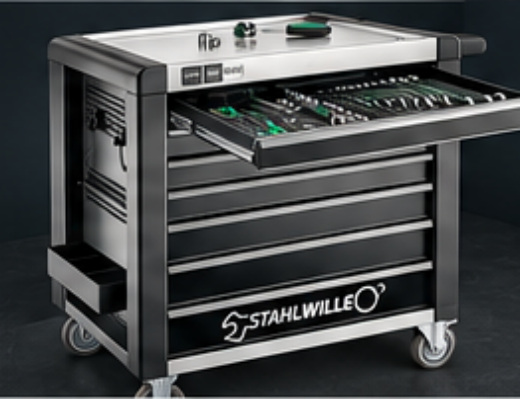 STAHLWILLE Werkstattwagen mit Premium-Set